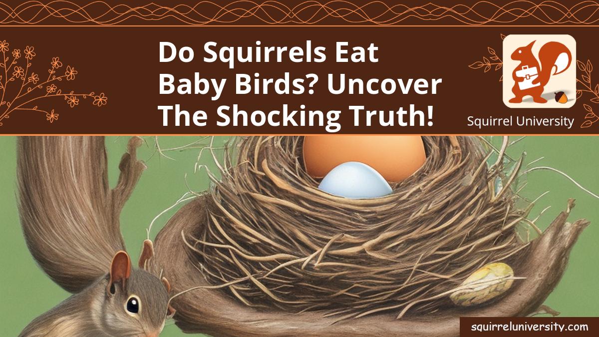 do squirrels eat baby birds