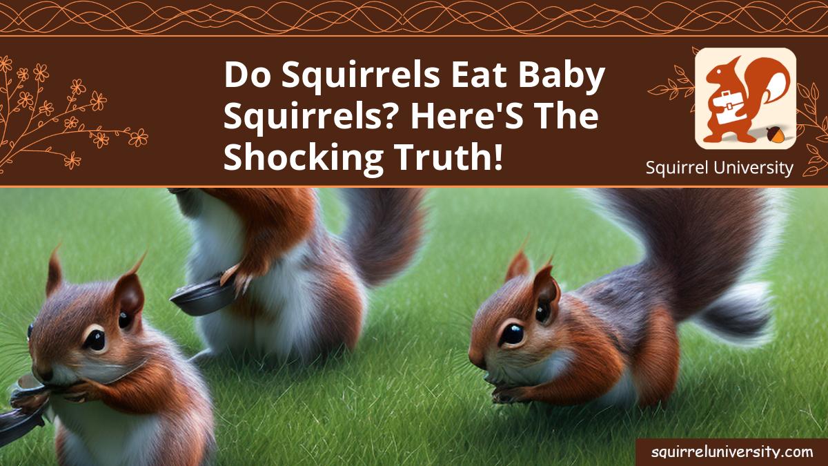 do squirrels eat baby squirrels