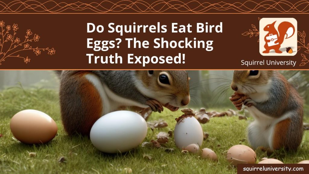 Do Squirrels Eat Bird Eggs? (and How to Keep Them AWAY) Squirrel