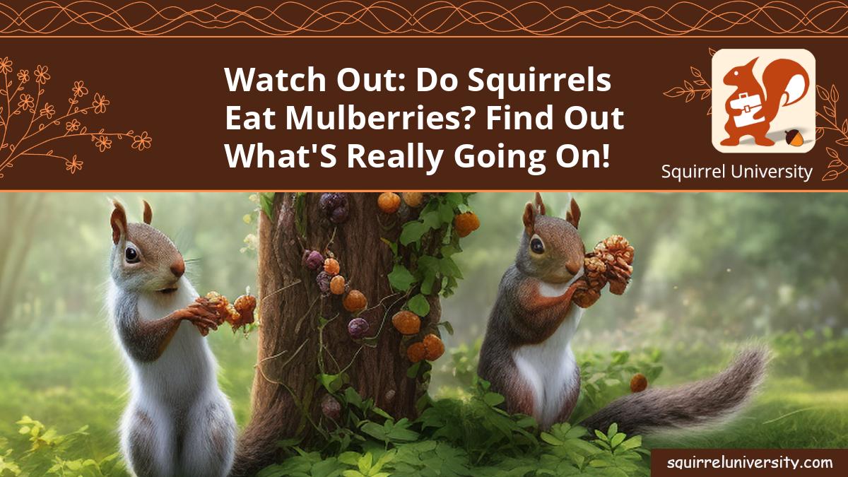 do squirrels eat mulberries
