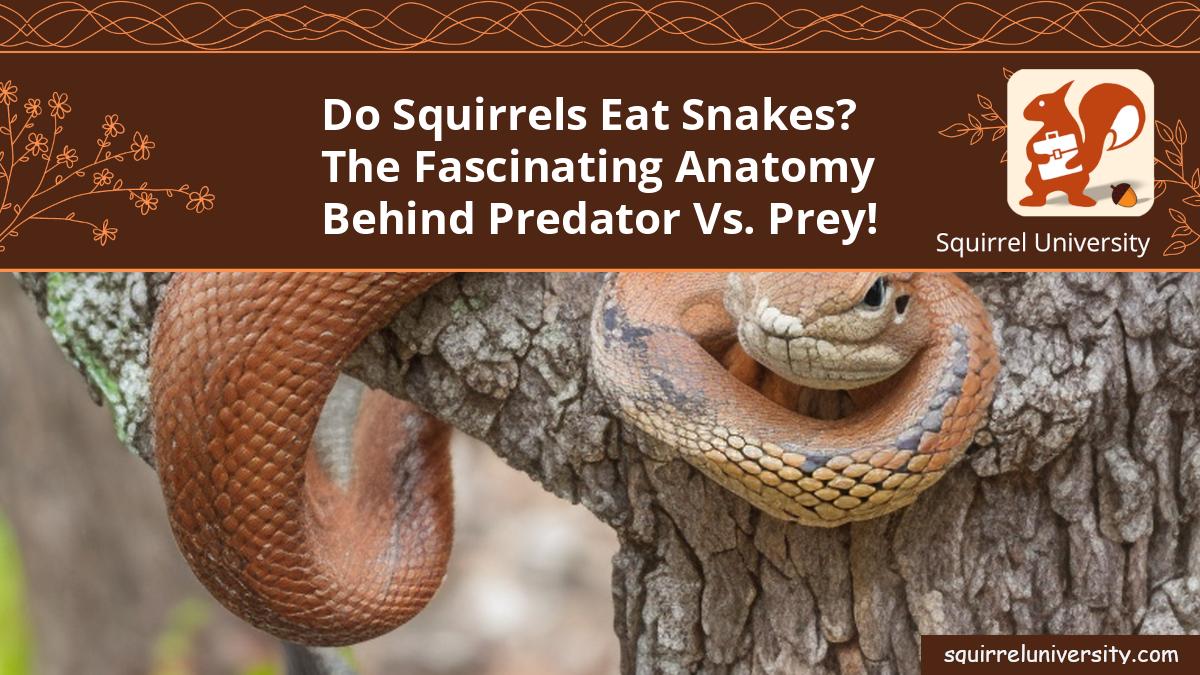 do squirrels eat snakes
