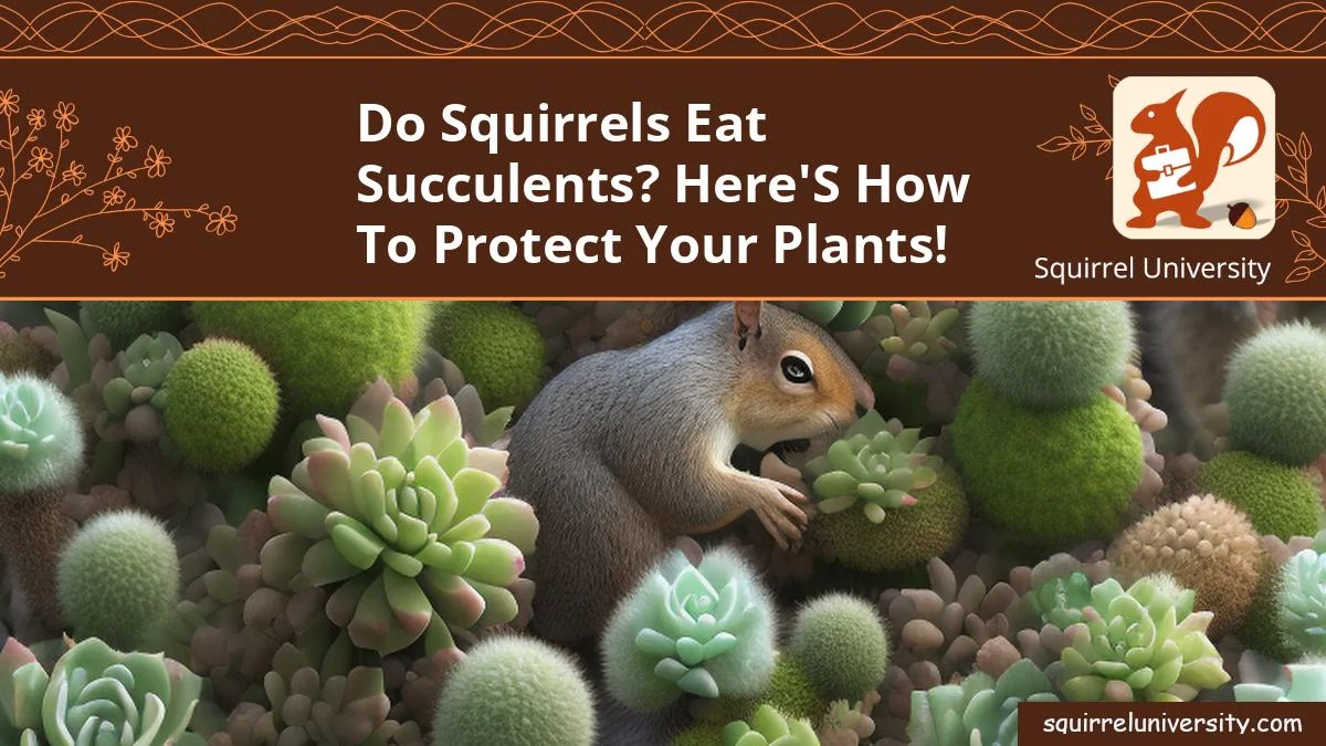 do squirrels eat succulents