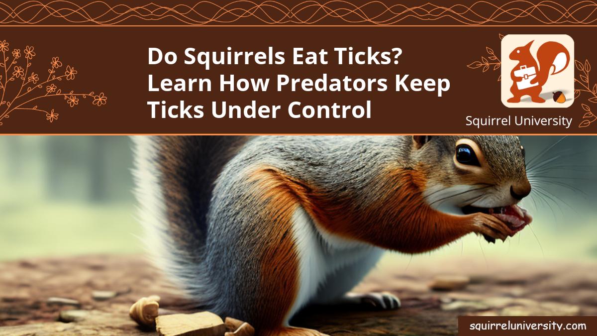 do squirrels eat ticks