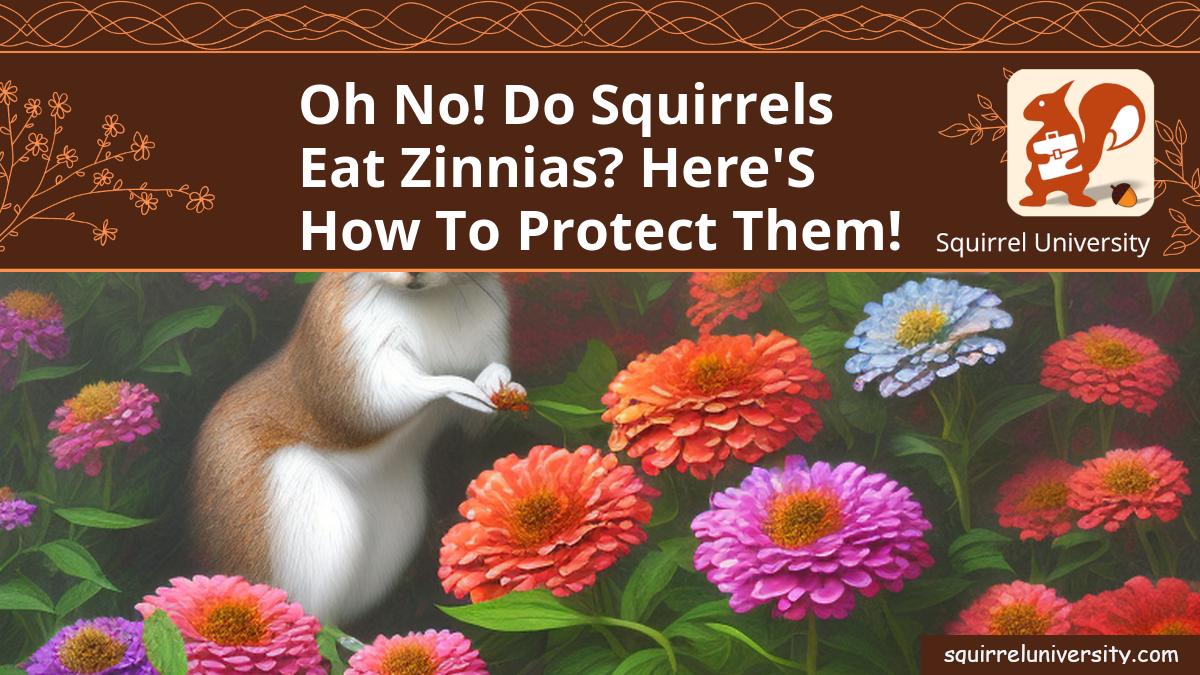 do squirrels eat zinnias