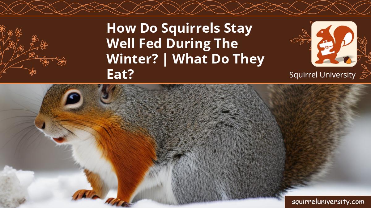 what do squirrels eat in the winter