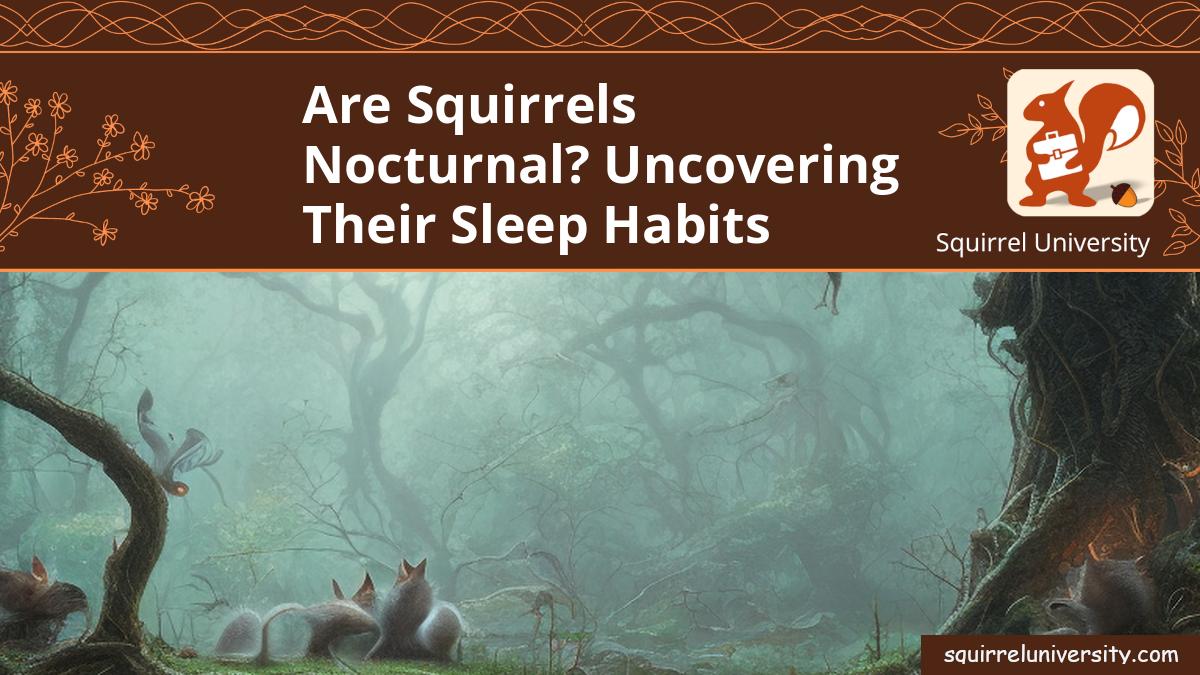 are squirrels nocturnal
