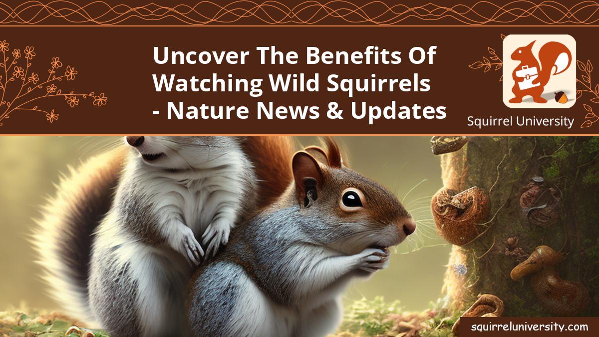 benefits of watching wild squirrels