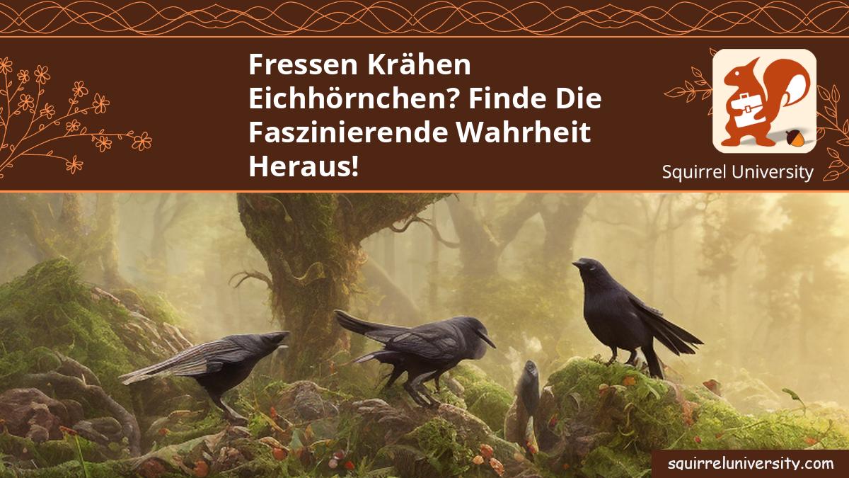 fressen krähen eichhörnchen