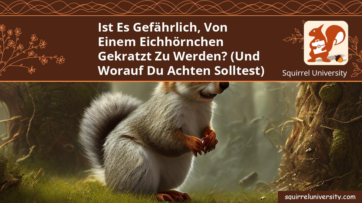Ist es gefährlich, von einem Eichhörnchen gekratzt zu werden? (und worauf du achten solltest) 1 verletzt wenn ein eichhörnchen kratzt