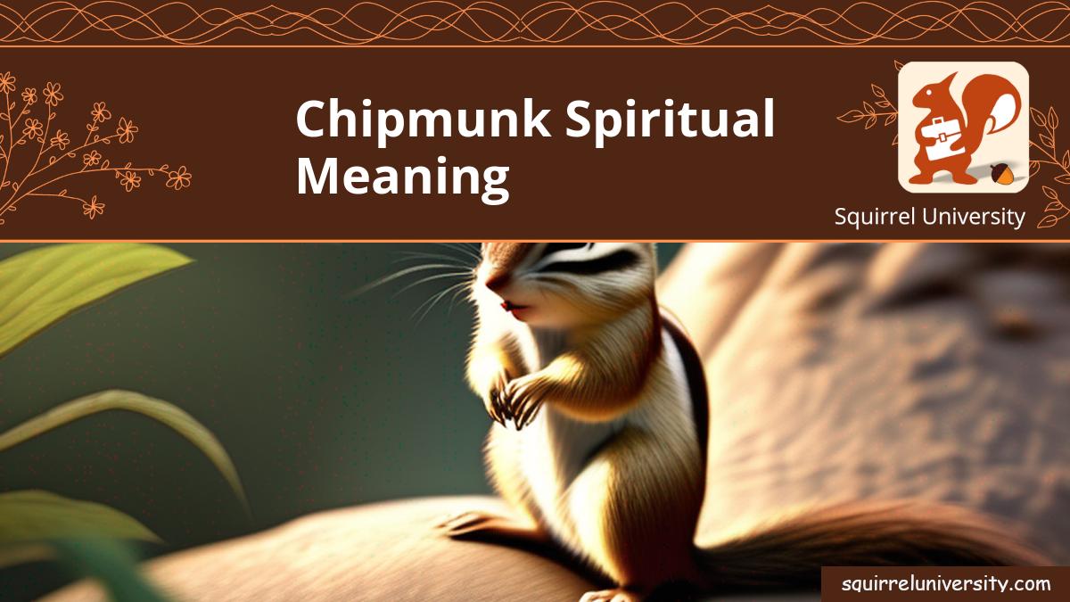 chipmunk spiritual meaning