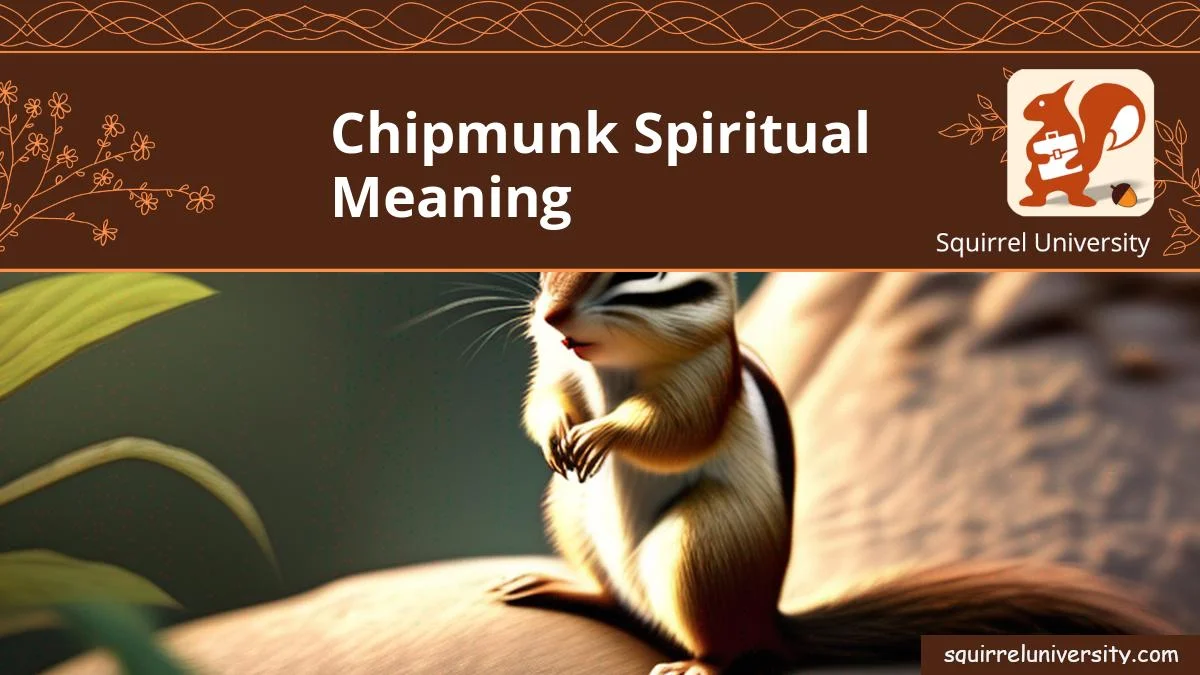 Squirrel University 9 chipmunk spiritual meaning