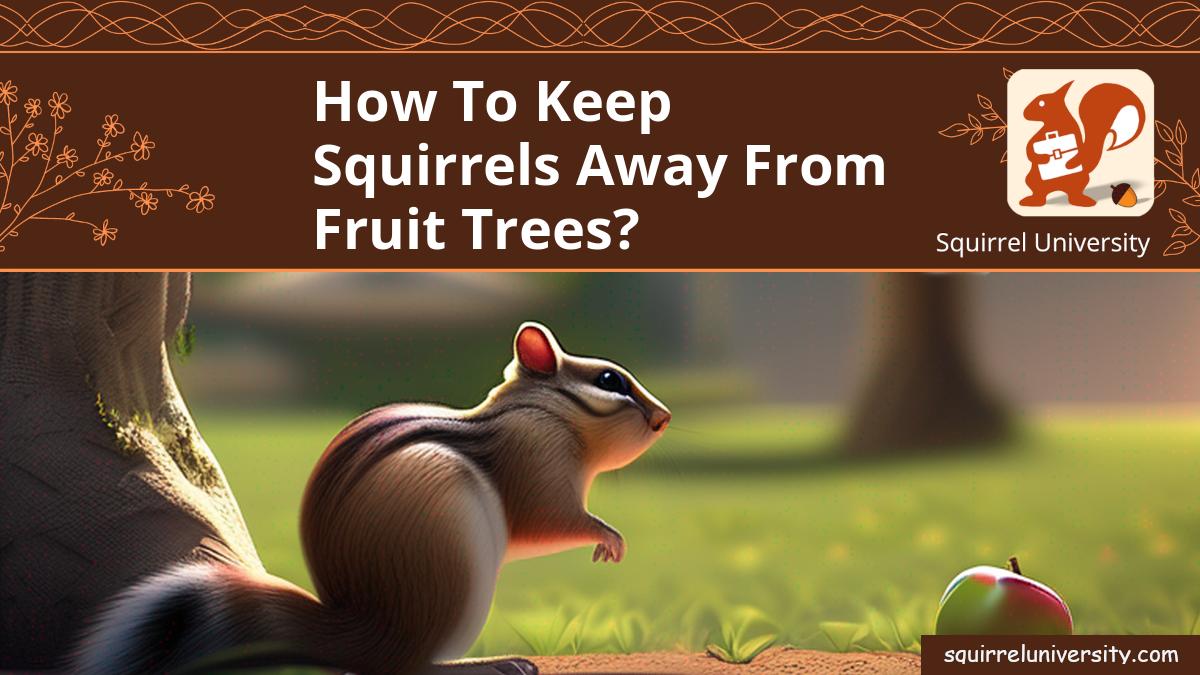 how to keep squirrels away from fruit trees