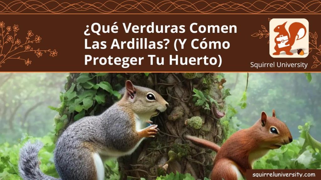 ¿Qué verduras comen las ardillas? (y cómo PROTEGER tu huerto ...