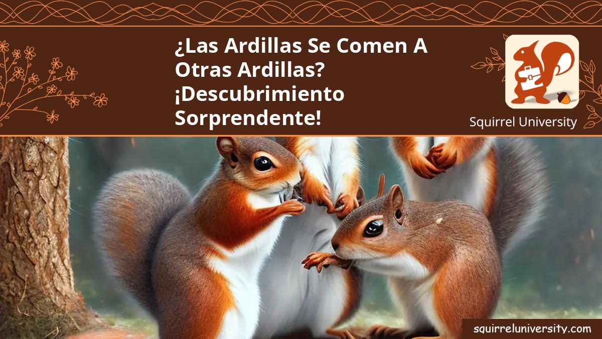 se comen las ardillas a otras ardillas