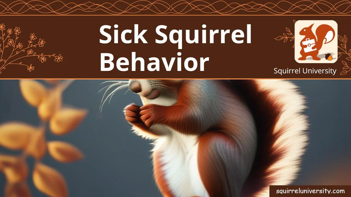 sick squirrel behavior