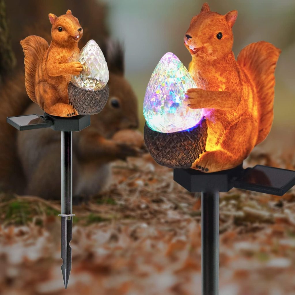 squirrel gifts - Squirrel Solar Garden Lights