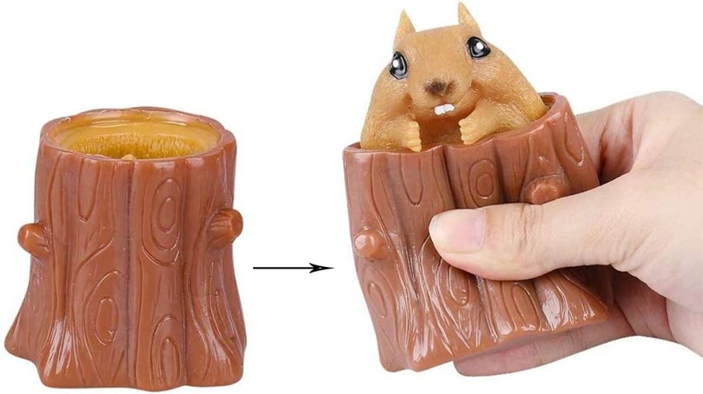 squirrel stress relief toy
