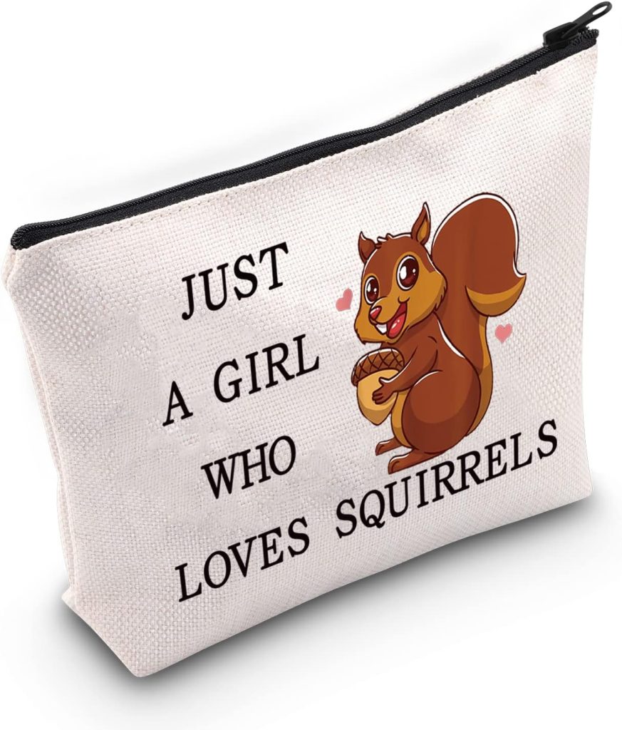 squirrel cosmetic bag
